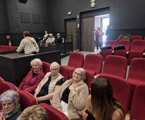 Une sortie cinéma très appréciée des résidents