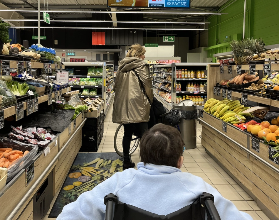 Sortie au supermarché