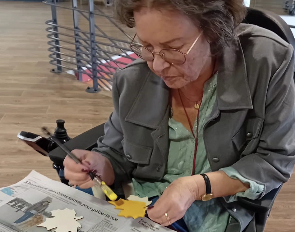 Les ateliers créatifs pour décorer l'établissement pour l'automne